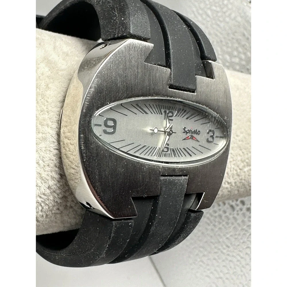 Sprinto Single Orbiter 2153 Mens Watch New Battery 54MM 8